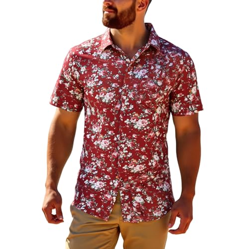 Haut de sport imprimé et chemise hawaïenne homme pour rester au frais avec style en été