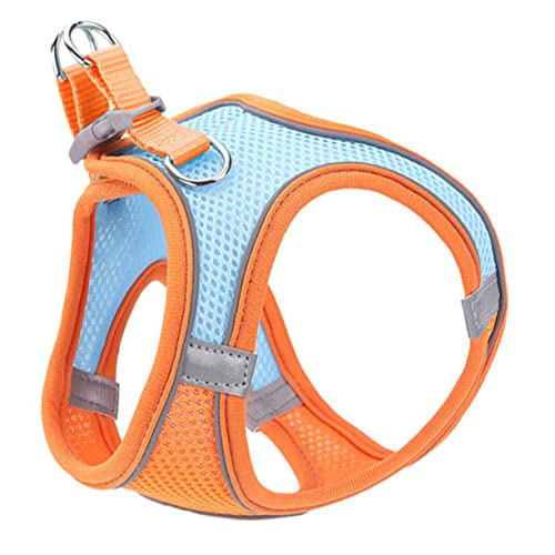 JUMPLAWN ペット用 反射ベスト リード 猫用 ドッグハーネス 吸湿速乾 小型犬