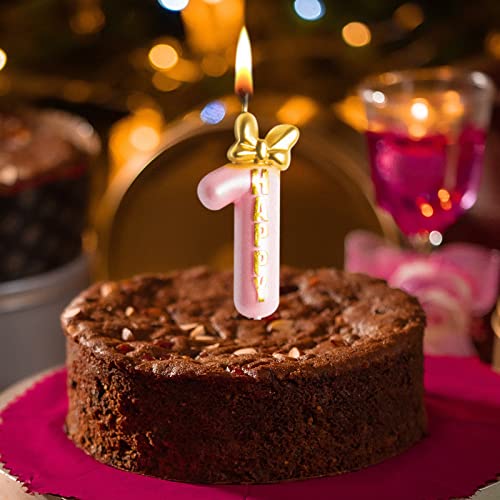 7CM Candele Compleanno Rosa Bambina Carino