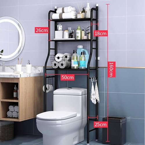 Étagère de salle de bain 3 niveaux solution petits espaces - 3