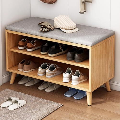 Meuble d'entrée peu encombrant avec range-chaussures à 2 niveaux - 2