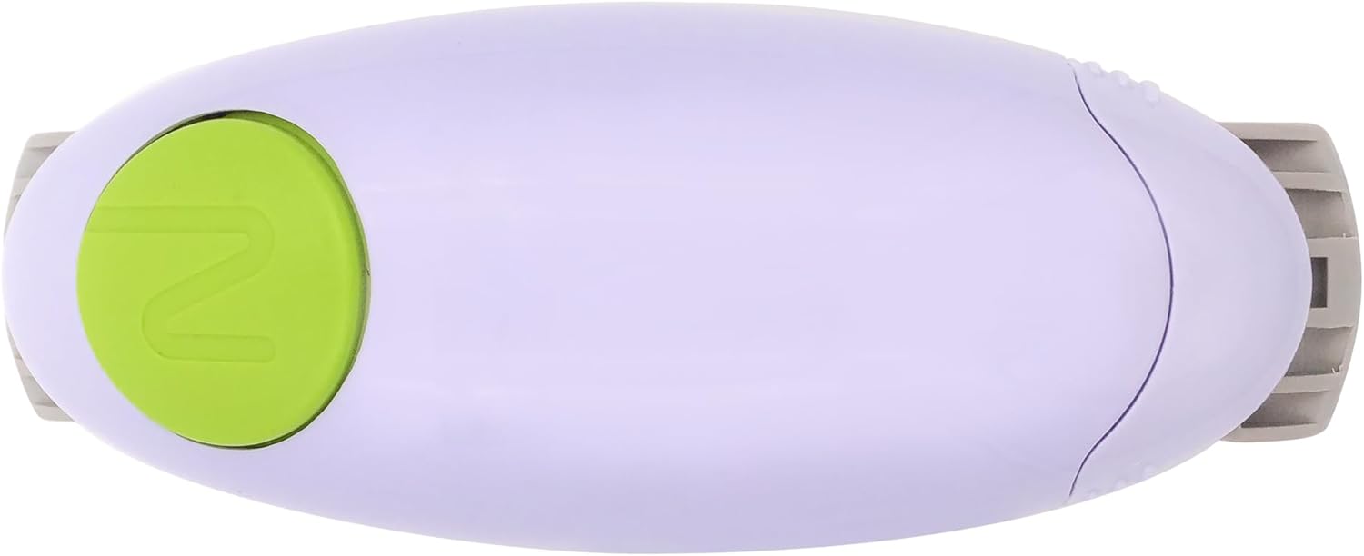 Dno view of One Touch KC12 Electric Jar Opener, showing battery compartment