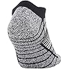 Under Armour Adult Elevated Performance No Show Socks, 3-Pairs , Black , Medium