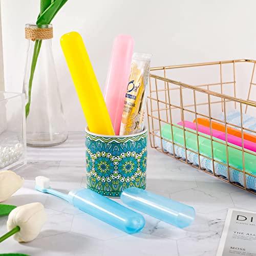 HREDZEO Travel Soap Case Toothbrush Case Set,4 Pcs Soap Dish with Lid Toothbrush Cup Cases Travel Soap Box Toothbrush Cover for Home Travel Camping - Image 4