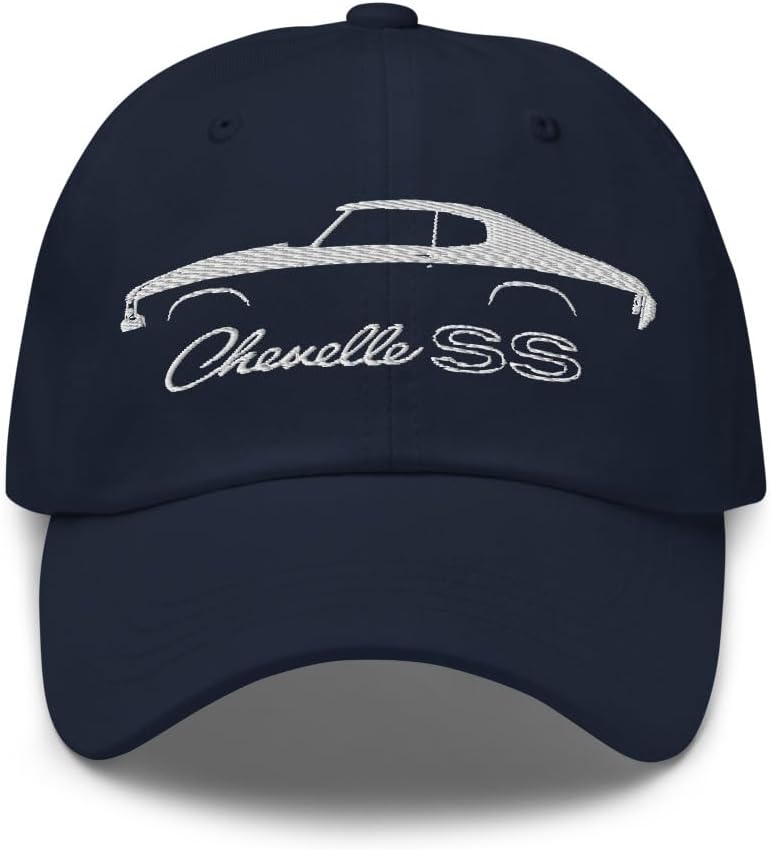 1970 Chevelle SS Silhouette Embroidered Dad Hat – Low Profile Cap