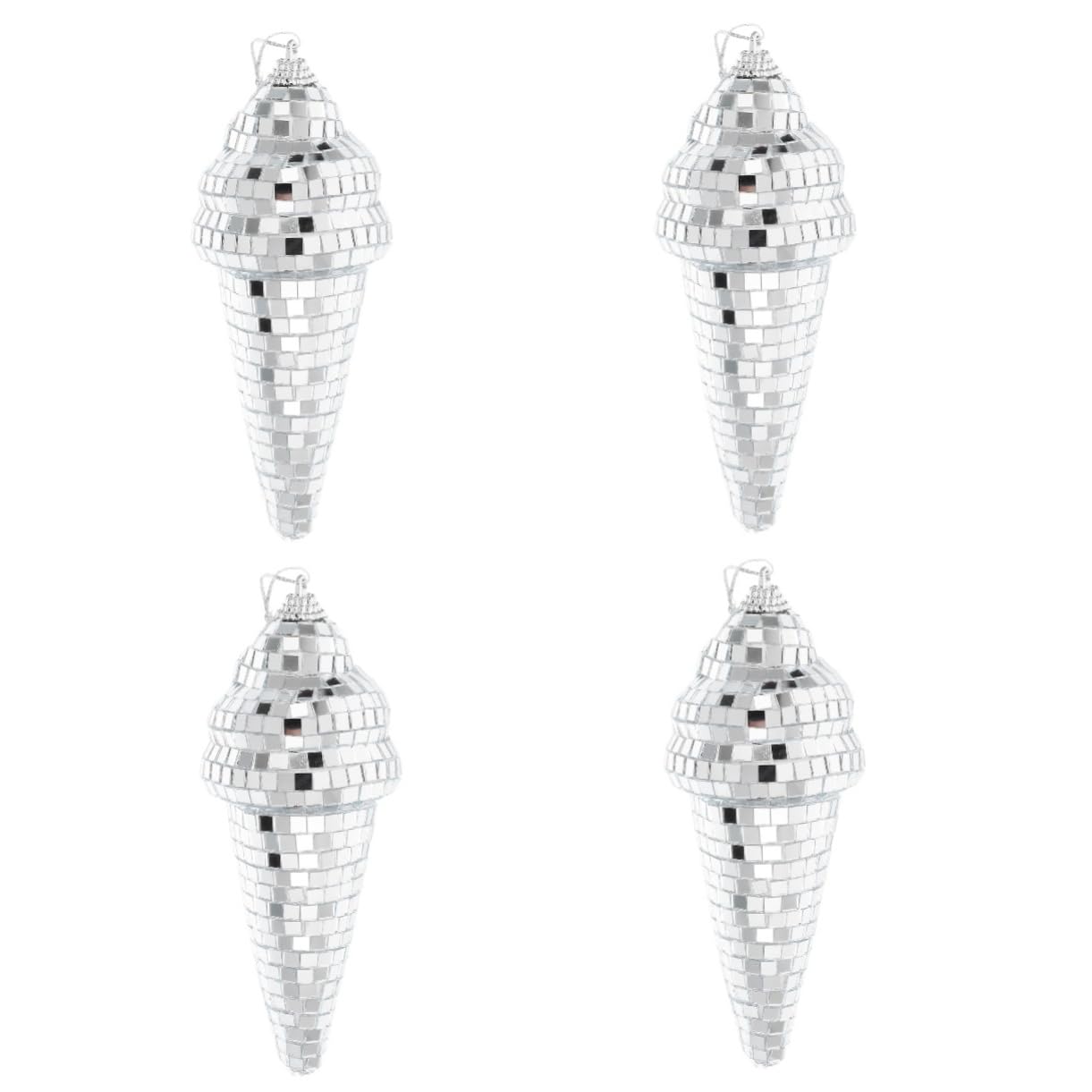 Cabilock Lot De 4 Décorations De Fête en Forme De Glace pour Discothèque