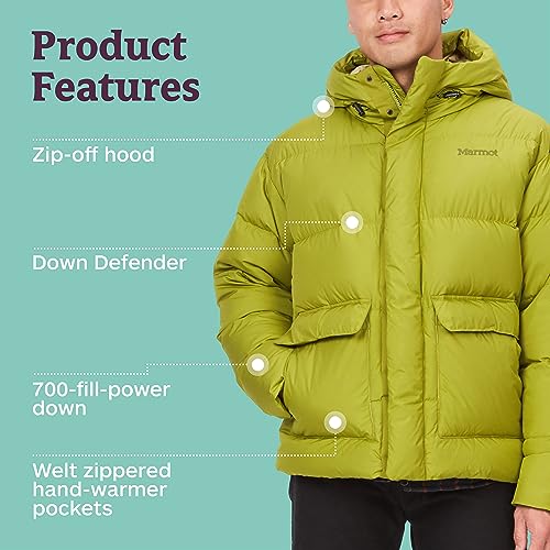 Image of MARMOT Men's Stockholm 700 Fill Down Puffer with Hood