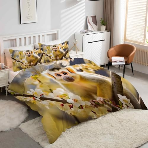 Housse de couette singe durable en microfibre de qualité supérieure - 2