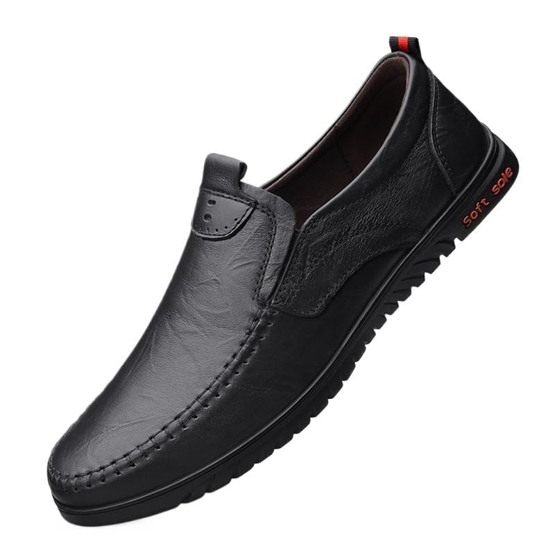 Men Lightweight Dress Shoes Walking Wedding Formal Modern Pointed Toe Slip-On Non-Slip Softsole Oxford Shoes