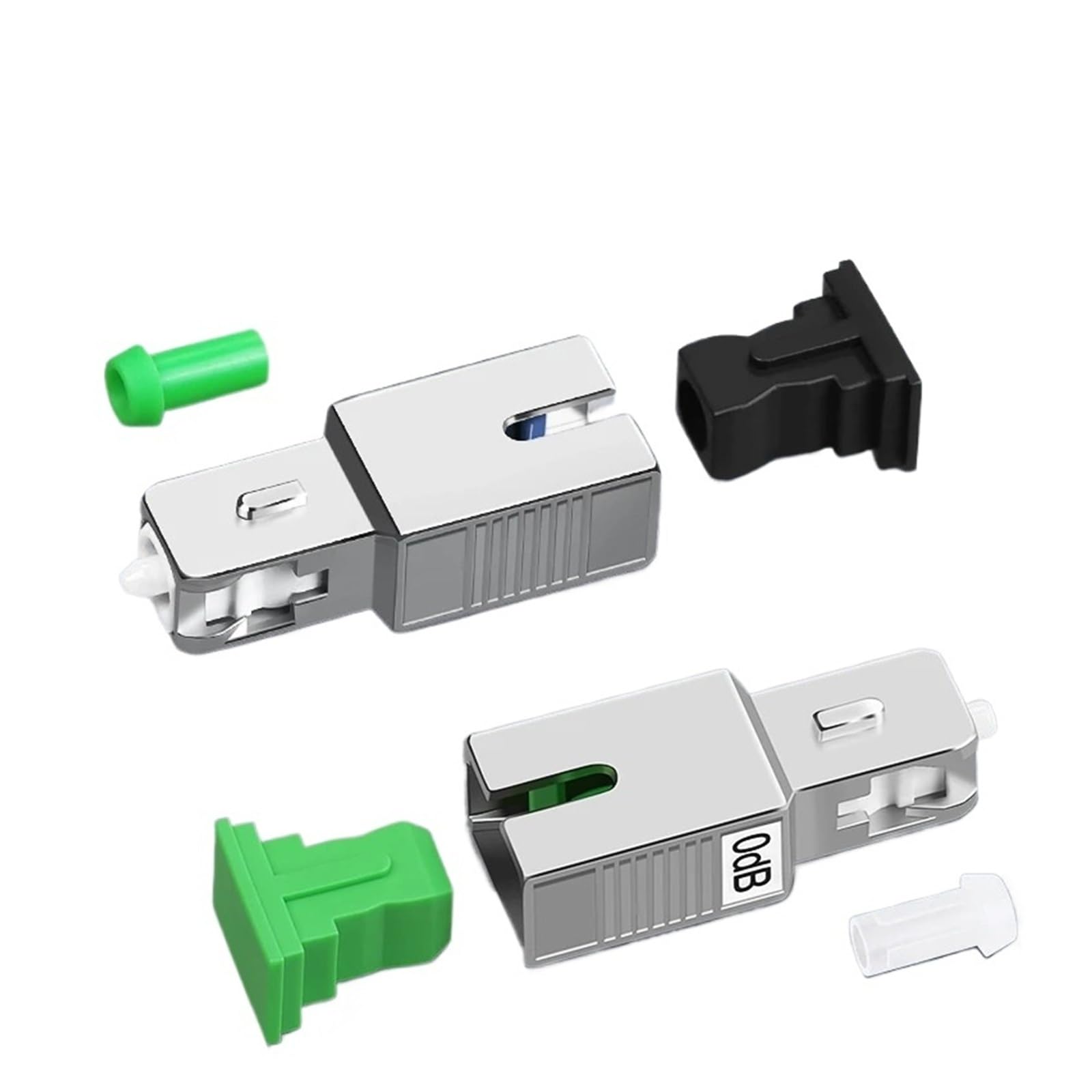 Herramienta adaptadora de fibra óptica, convertidor de acoplamiento monomodo SCUPC/SC(5PCS UPC M to F)