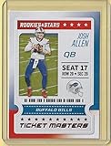 2020 Rookies and Stars Ticket Masters #8 Josh Allen