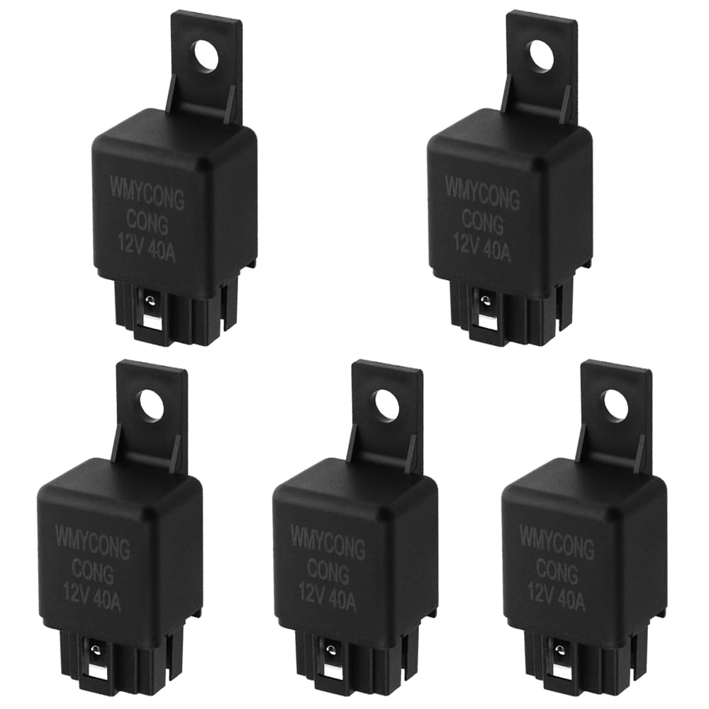 Amazon.com: WMYCONGCONG 5 PCS Relay 12V 4 Pin 40A SPDT Automotive