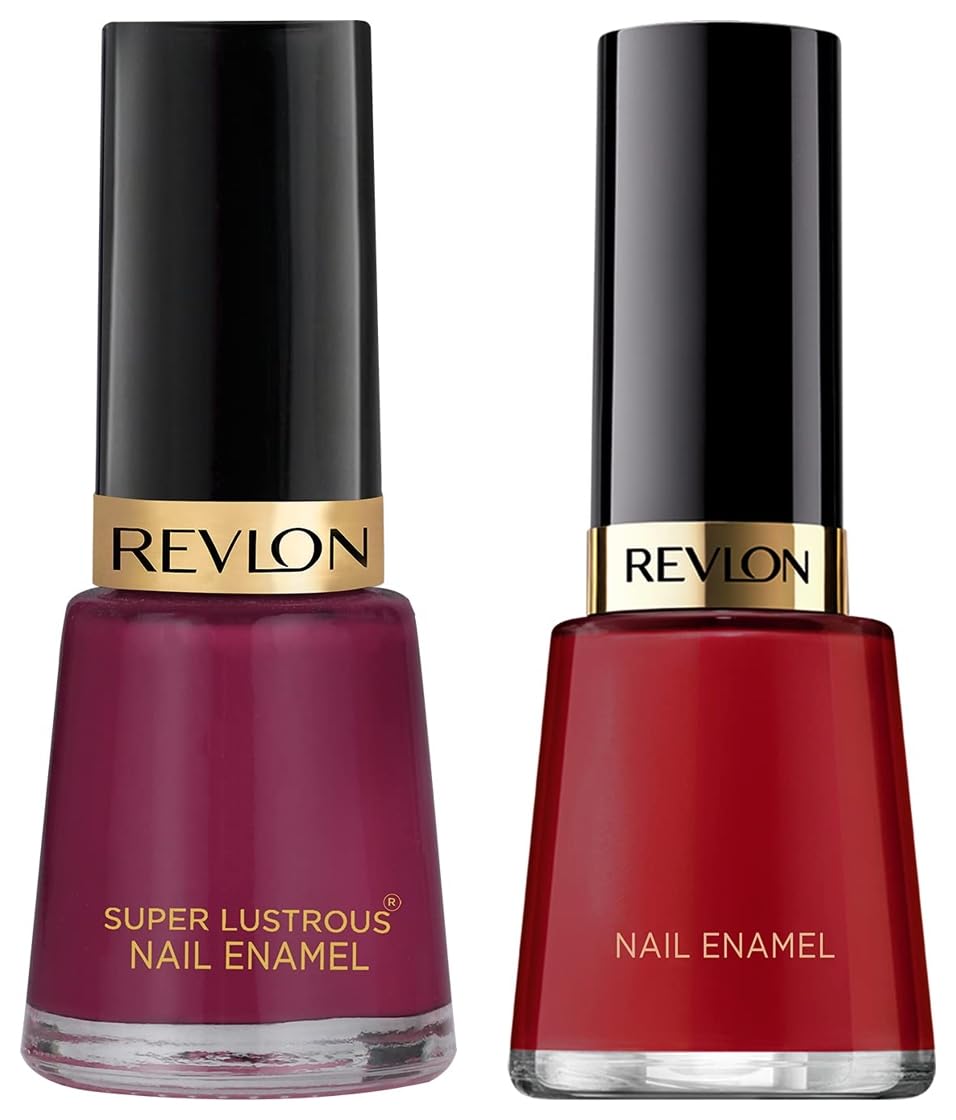 REVLON Nail Enamel Matte Finish, Cherry Berry, 8Ml & Nail Enamel, Red Fiesta, 8Ml-picture-47