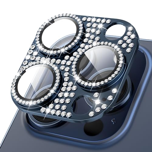ICARER Bling Camera Lens Protector for iPhone 15 Pro/iPhone 15 Pro Max