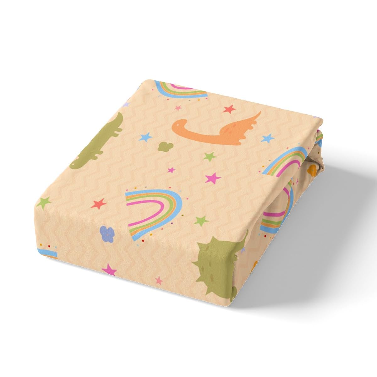 Set di biancheria da letto con dinosauro per bambini, motivo dinosauro, per ragazzi, ragazze, adulti, animali della giungla arcobaleno, kawaii, rosa, 3 pezzi, con 2 federe per letto matrimoniale
