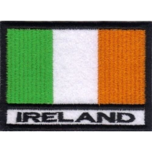 MAREL Patch Bandiera Irlanda cm 7 x 5 Toppa Ricamata Ricamo Ireland -019