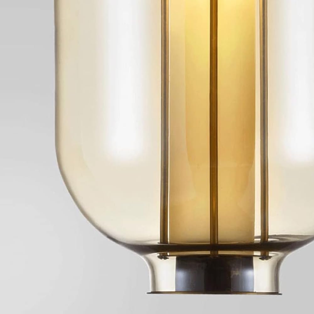 Nowoczesna jednogłowicowa podstawa żyrandola E27, metalowa szklana lampa wisząca w stylu nordyckim, kreatywny okrągły szklany abażur wiszący i barowe dekoracje balkonowe Made in China