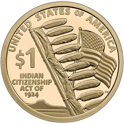 2024 S Proof Sacagawea Native American Indian Citizenship Act of 1924 Dollar US Mint Choice Uncirculated