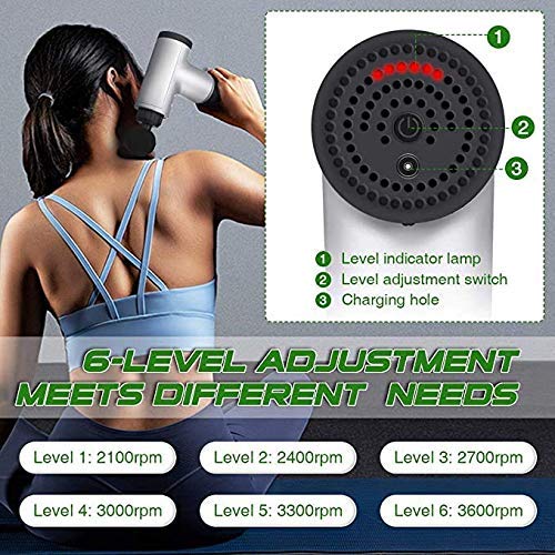DNP MART Percussion Massage Gun | Deep Tissue Body Massage Machine for Pain Stress Relief | 6 Specialized Heads | Massager Machine for Full Body DNP MART Percussion Massage Gun | Deep Tissue Body Massage Machine for Pain Stress Relief | 6 Specialized Heads | Massager Machine for Full Body