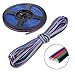 Produktbild UltraBright 5m 10m 20m 4 Polig Adrig Dauerhaft Daten Kabel Draht Verlängerungskabel Linie Verbinder für SMD RGB LED Fee Beleuchtung Strip Licht Streifen (10 Meter)