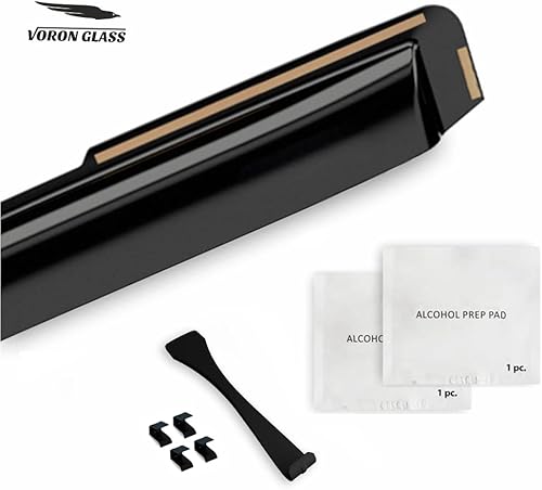 Miniatura 6 de Voron Glass Protectores de lluvia extra duraderos en canal para Jeep Grand Cherokee 2011-2021, deflectores de ventana, viseras de ventana de