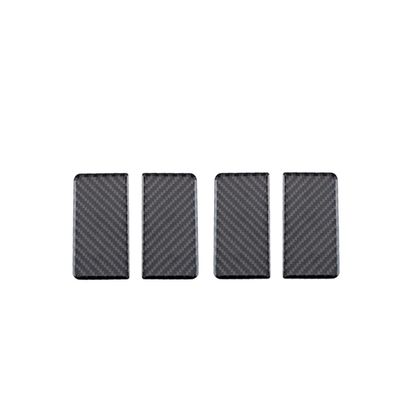 Interior Mouldings for CRV for C-RV 2007 2008 2009 2010 2011 Auto Door Inner Bowl Carbon Fiber Sticker Interior Moulding 4 Pieces Car Accessory(Inner Gasket)