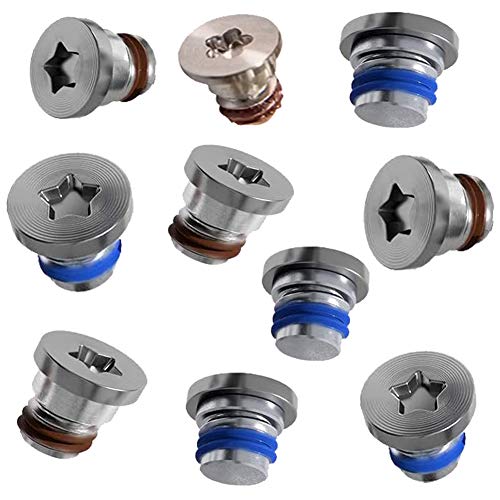 shinedisk Replacement Screws Set for MacBook Pro 13 or 15 inch Retina Display A1398 A1425 A1502 2012 to 2015, 10pcs Unibody Bottom Case Cover P5 Pentalobe Repair Replacement Notebook Laptop PC Screw