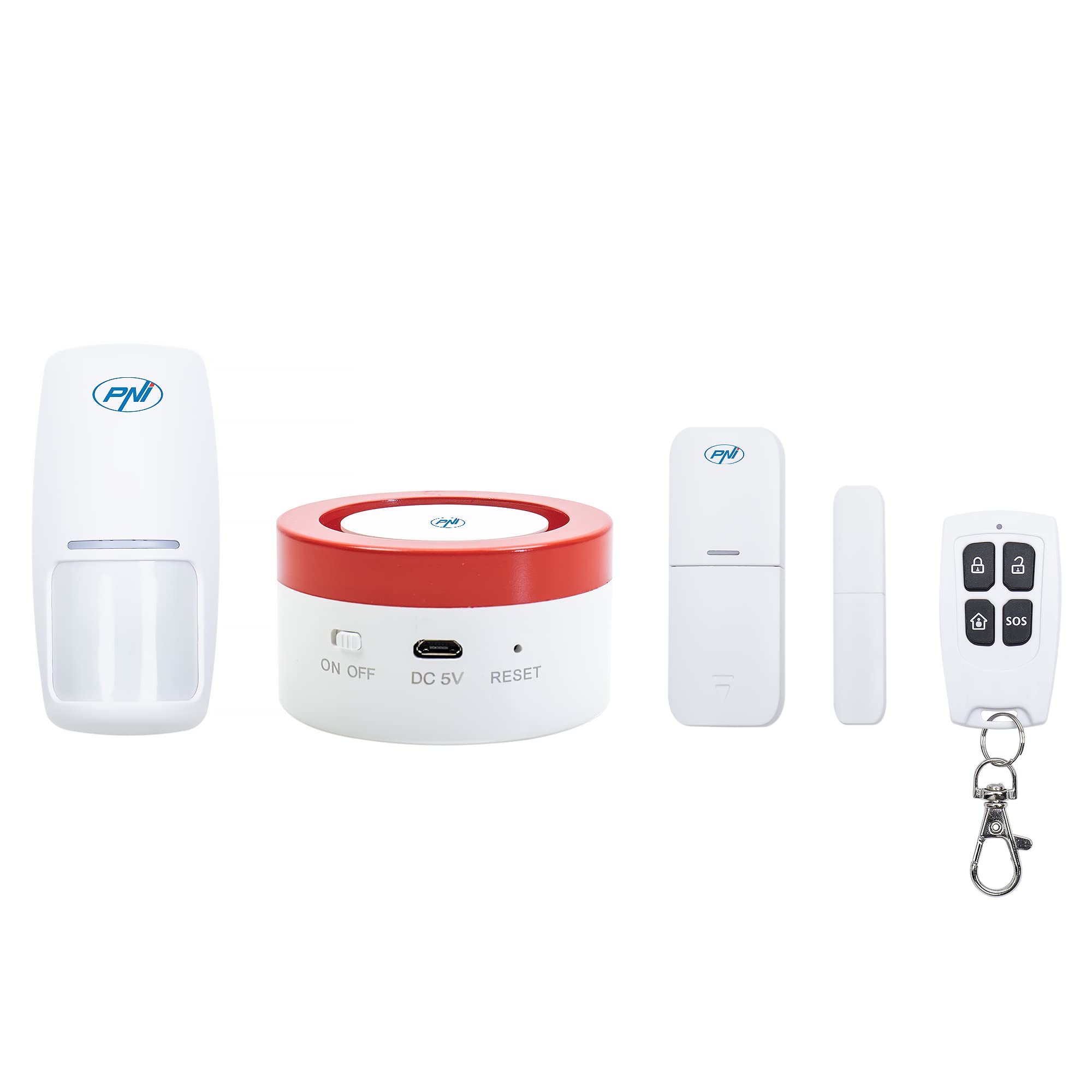 Système d'alarme sans Fil PNI Safe House PG600LR, système de sécurité Domestique Intelligent, Connexion sans Fil, Alarme antivol