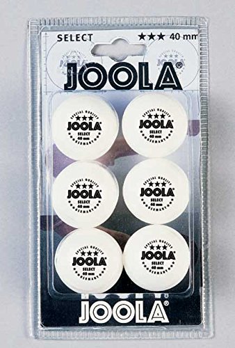 Pelotas de tenis de mesa JOOLA select *** 40 blanco 6 Talla:ns