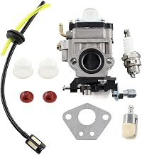 MCHNIC Carburetor Carburettor for Hyundai HYMT5200X HYBC5200X HYPS5200X HYPT5200X HYEA5200X P1PE P5200MT Multi Tool Carb 52cc w/Primer Bulb Spark Plug Strimmer