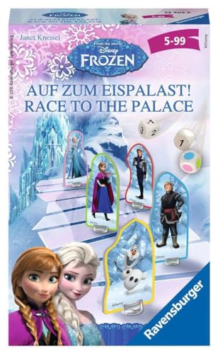 Ravensburger 23402 - Disney Frozen: Auf zum Eispalast!, Mitbringspiel für...