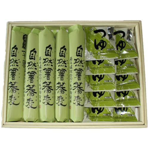 世界遺産平泉 [自然薯100%使用]自然薯そば200g×5袋(つゆ付)