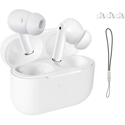 Wireless Earbuds,Bluetooth in-Ear Headphones HiFi Stereo,Environmental Noise Reduction Touch Control,IPX7 Waterproof Earphones with Charging Case for AirpOd iPhone Android [MFi Certified]