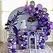 PartyWoo Purple Balloons 60 pcs 12 Inch Light Pastel Dark Purple Lilac Lavender White Latex Balloons for Graduation Baby Shower Gender Reveal Wedding Butterfly Birthday Party Decorations