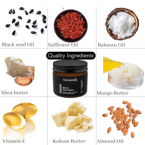 Hair & Beard Butter -Barbershop - Strengthen & Soften Leave in Conditioner – Natural Ingredients | The Best Beard Butter- 2oz- packaging may vary - Image 5