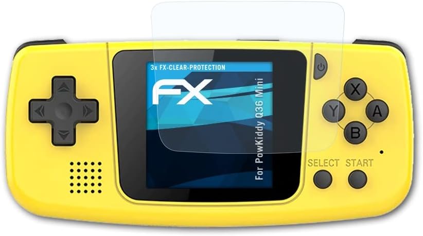 Screen Protection Film compatible with PowKiddy Q36 Mini Screen Protector, ultra-clear FX Protective Film (3X)