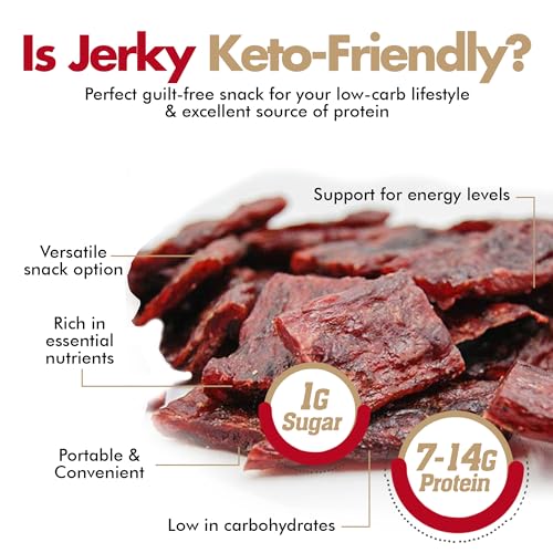 Jerky-N-Spice Buffalo Bob'S Exotic Jerky (10-Pack), 10 Flavor Variety Pack Of Exotic Snacks, Wild Game Jerky Snack Packs For Fathers, Food Gifts Healthy Beef Sticks thumb #3