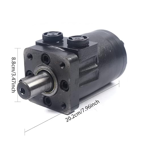 Miniatura 3 de Motor hidráulico para Char-Lynn 101-1003-009, Eaton 101-1003, eje de 1" - 4 pernos montados en brida -12 NPTF DRYSEAL PIPET (stock de EE. UU.)