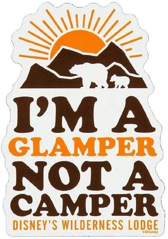 Disney Parks - Car Magnet - Wilderness Lodge - I'm A Glamper Thumbnail