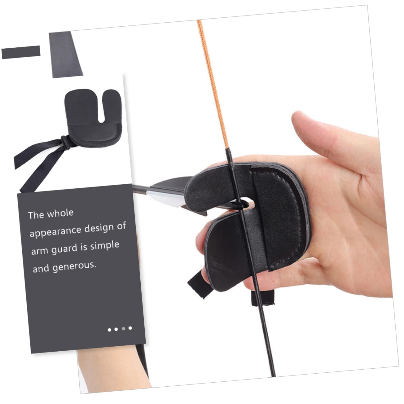 Outanaya Archery Gear for Men Arm and Finger Protection Professional Archery Armguard Comfortable Finger Protector