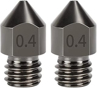 DollaTek MK8 Düse Hartstahl 1.75 mm Verbrauchsmaterial Gehärteter Stahl Verschleißfest - 0.4 mm