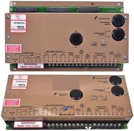 LSM672N LSM672 Generator Speed Controlle Module Load Distributor Generator Engine Governor Control Panel(LSM672N Original)