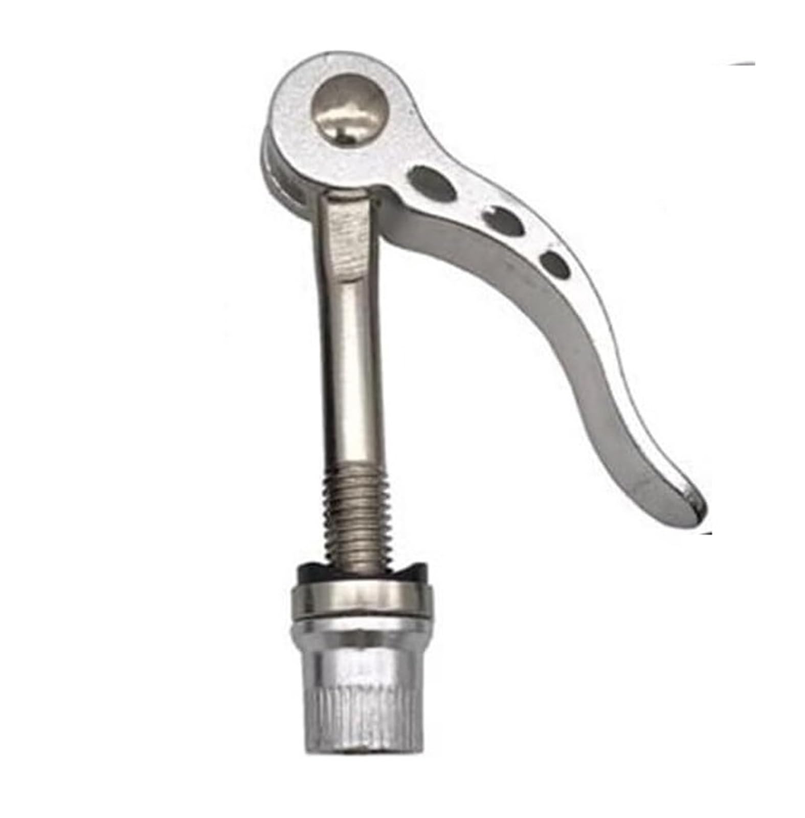 BPABDEITR Bike seat quick release lever, Bicycle Seat Post Clamp Quick Release Screw M8 Black, Silver M8x50-75mm(Onecolor,M8x55mm)