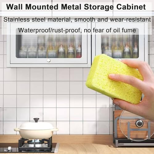 Meuble mural robuste en acier inoxydable étanche pour rangement