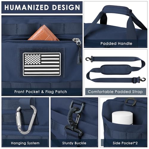 Image of Gym Bag for Men Women, Carry on Luggage 22x14x9 Airline Approved Duffle Bag