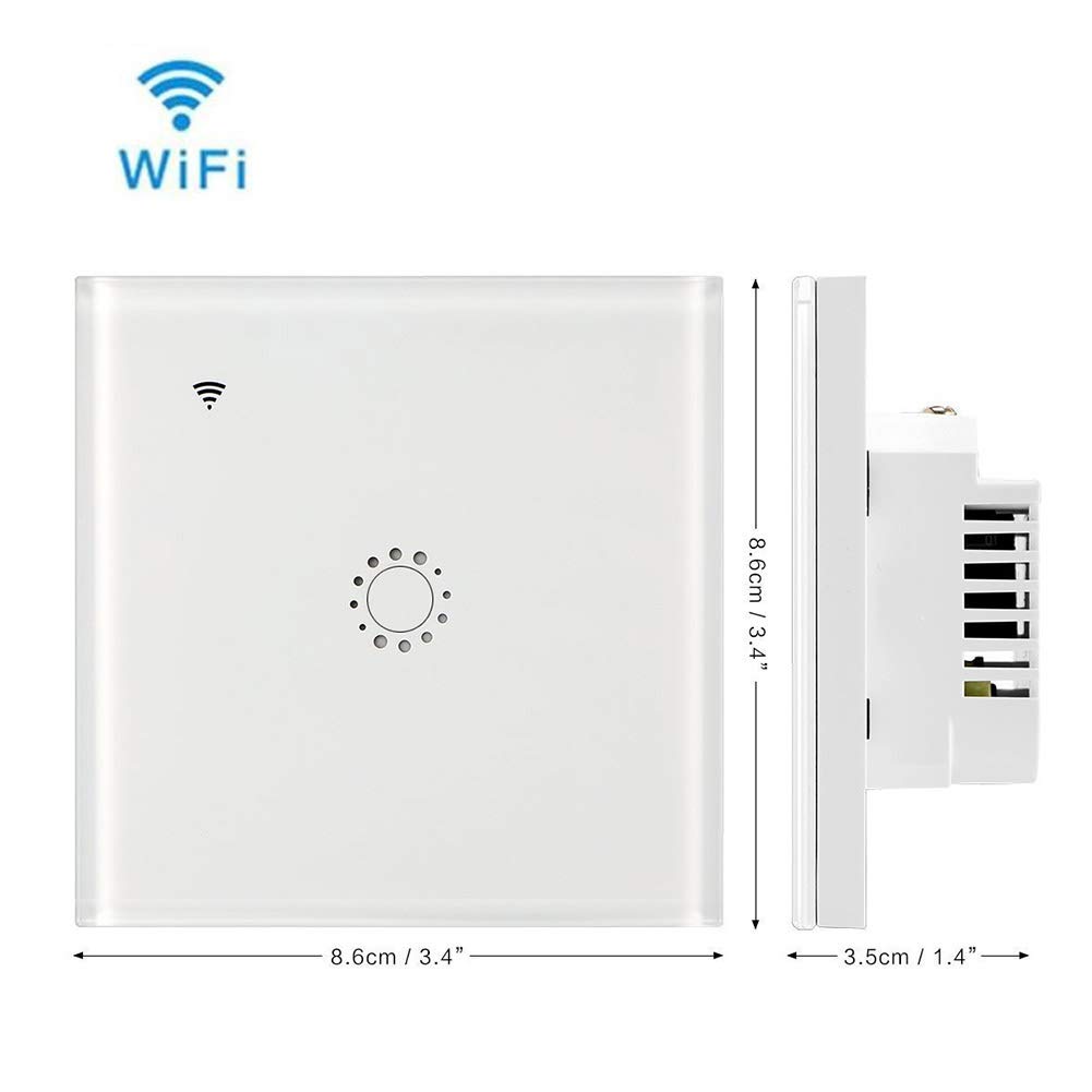 Smart Light Switch, Smart Home WiFi Wireless Panel Touch Wall Light Remote Control Switch Works with Alexa and Google Home - Image 4