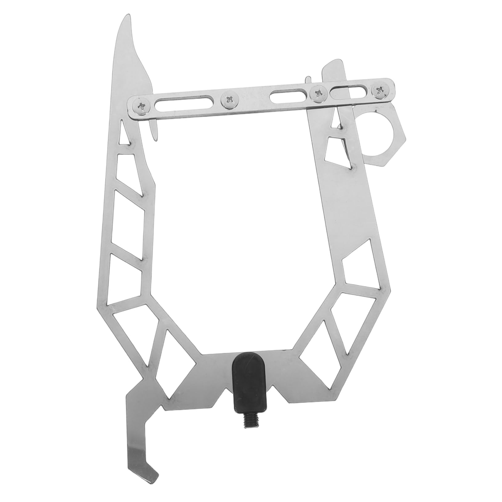 BESPORTBLE Threaded Boat Hook Hooks Boat Hook End Replacement Attachment Boat Dock Hook Yacht Boat Hook Kayak Boat Hook Replacement Boat Hook Holders Dock Attachment Stainless Steel Silver