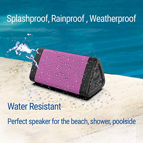 Image of OontZ Angle 3 (4th Gen) - Portable Bluetooth Speaker, 12W Stereo Sound, 24 Hour Playtime, Rich Bass, 100 Foot Wireless Range, Waterproof, Home, Outdoor, Travel, Great Gift (Pink)