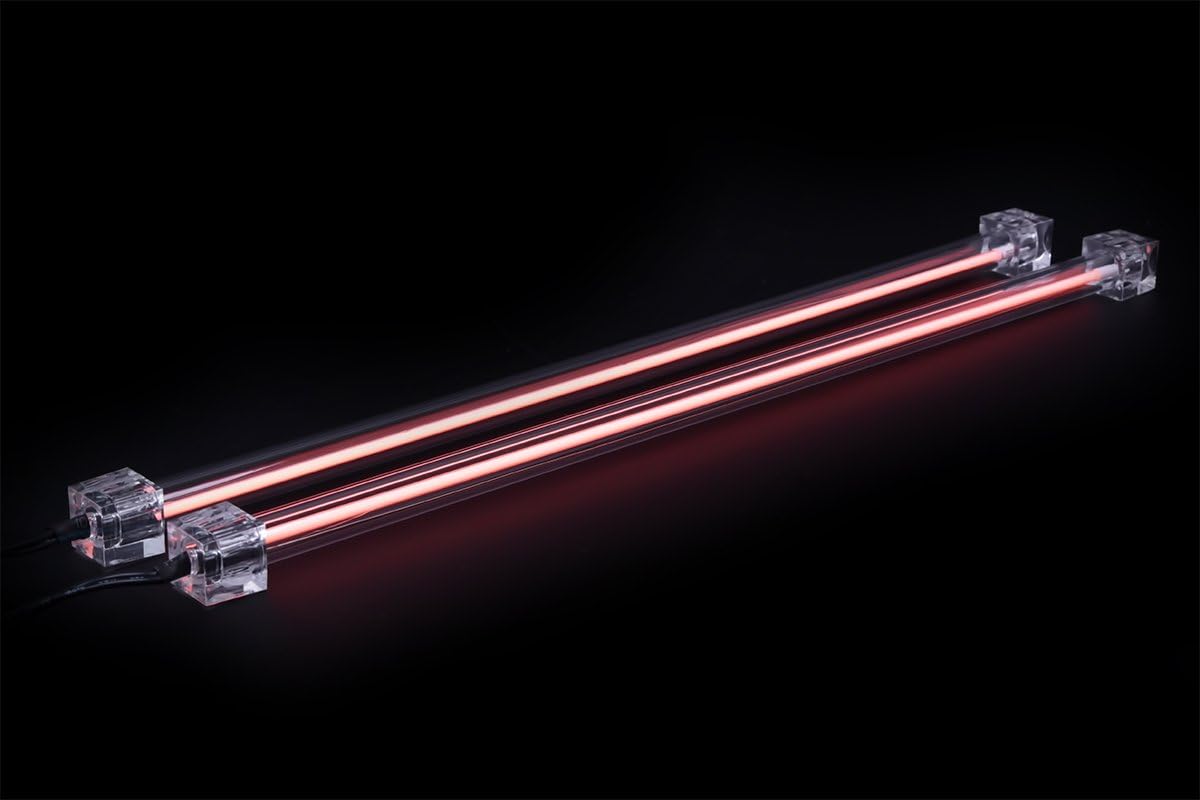 REVOLTEC RM124 Cold-Light Cathodes Twin Set (4-Pin Molex) Red