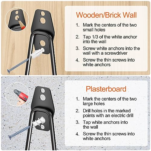 Magrimaxio 14 Pezzi Ganci da Garage Arancia